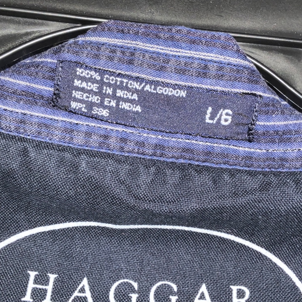 Haggar Mens dress Shirt Size L - Picture 5 of 5